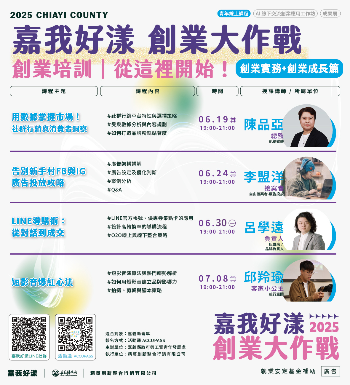 2025 嘉我好漾|創業大作戰
