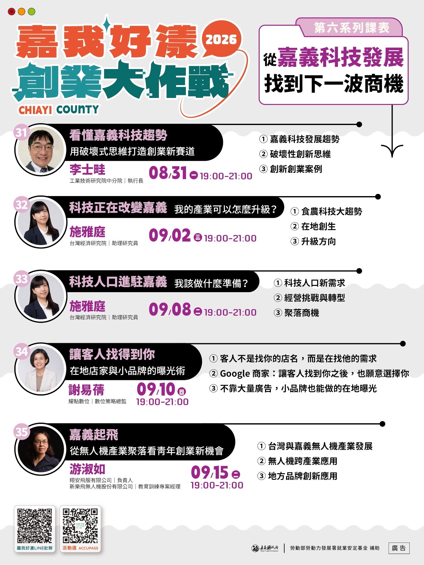 【嘉我好漾｜創業大作戰 第六系列-從嘉義科技發展找到下一波商機】